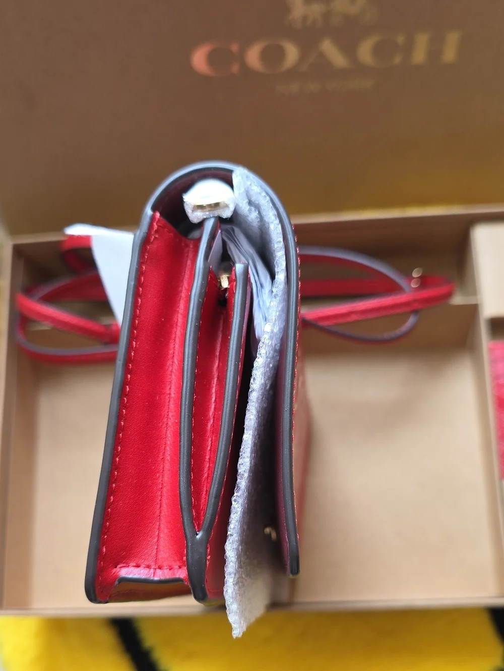 Coach  Anna Foldover Crossbody with Matching Card Case